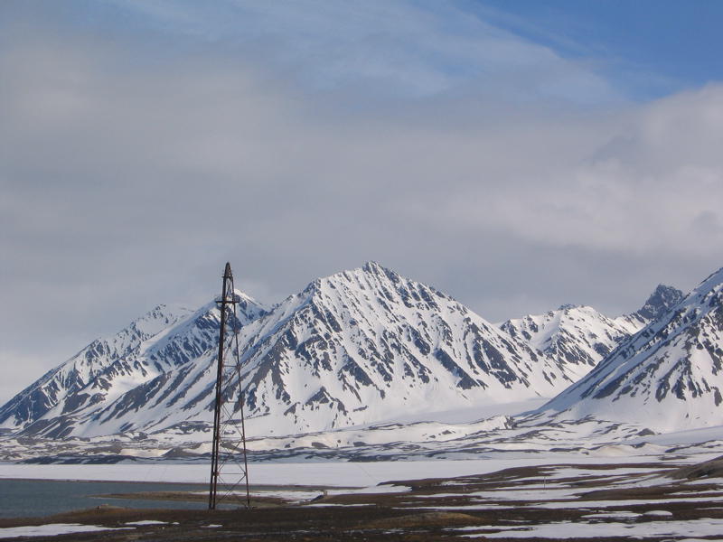 The mast used as anchor for the airship for the flight tot he North Pole